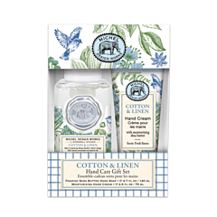 Michel Design Works Handpflegeset Cotton & Linen Handcreme 75ml & Seifenschaum 140ml