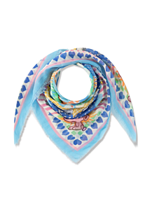 Codello Codello Baumwolltuch Snoopy Pattern Mix – Quadratisches Peanuts Tuch 120x120 cm