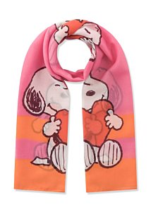 Codello Codello Schal Snoopy Print – Recycelter Polyester Schal 70x180 cm nachhaltig