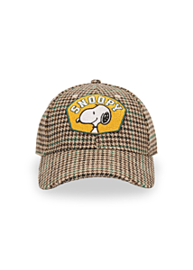 Codello Codello Cap mit Snoopy Badge – Karo-Cap aus Polyester-Woll-Mix | One Size