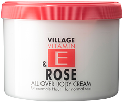 Village Vitamin E Rose All Over Body Cream