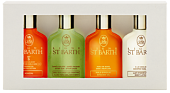 Ligne St. Barth Bestseller-Set Mignons Solaire Roucou Sonnenöl LSF6, Aloe Vera Gel mit Minze, Avocado Öl, Body Lotion Vanille
