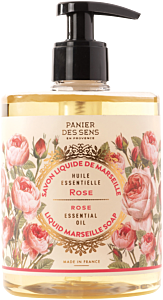 Panier des Sens Huile Essentielle Rose Savon Liquide de Marseille