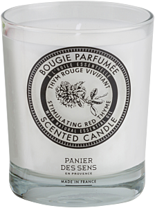 Panier des Sens Thym Rouge Tonifiant Bougie Parfumée