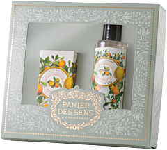 Panier des Sens Provence Reiseset  Gel Douche+Shampooing+Apres Shampooing+Lait Corps 4x40ml