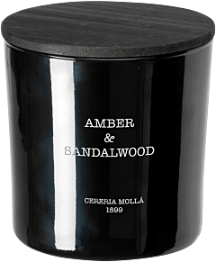 Cereria Molla Amber & Sandelwood Kerze 2 Dochte