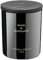 Cereria Molla Basil & Mandarin Vegane Wachskerze Glas