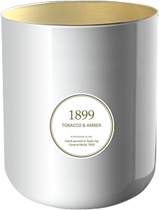 Cereria Molla Tobacco & Amber Vegane Wachskerze Glas 4 Dochte