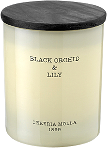 Cereria Molla Black Orchid & Lily Vegane Wachskerze Glas