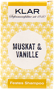 Klar Festes Shampoo Muskat & Vanille