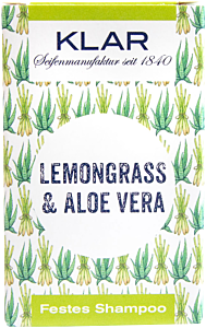 Klar Festes Shampoo Lemongrass & Aloe Vera