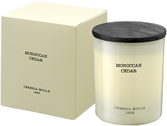 Cereria Molla Moroccan Ceder Vegane Wachskerze Glas