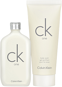 Calvin Klein CK One Set = EdT Nat. Spray 50 ml + Body Wash 100 ml