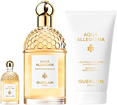 Guerlain Aqua Allegoria Mandarine Basilic Set = EdT Nat Spray 125 ml + Body Lotion + Miniatur