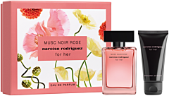 Narciso Rodriguez For Her Musc Noir Rose Set = EdP Nat. Spray 50 ml + Body Lotion 50 ml