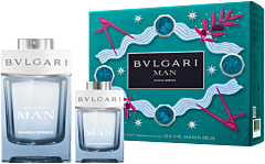 Bvlgari Man Glacial Essence Juice Set = EdP Nat. Spray 100 ml + EdP Nat. Spray 15 ml