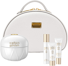 Sophie´s Garden X-Mas Set 1 Crème Phyto Cellulaire = Crème 50 ml + Sèrum 10 ml + Crème Yeux 5 ml + Exfoliant 10 ml + Sophie's Garden Beauty Case