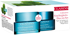 CLARINS Hydra-Essentiel Set = Crème désaltérante PN 50 ml + Soin de Nuit Repulpant "anti-soif" TP 50 ml