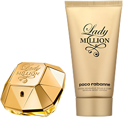rabanne Lady Million Set = EdP Nat. Spray 50 ml + Sensual Body Lotion 75 ml