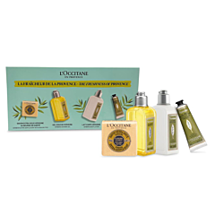 L'Occitane Verbene Geschenkset Provenzalische Frische = Handcreme 30 ml + Körpermilch 70 ml + Duschgel 70 ml + Seife 50 g