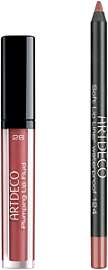 Artdeco Plumping Lip Fluid & Soft Lip Liner Waterproof Set