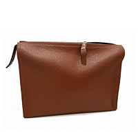 Hammann Lederwaren Kulturtasche Washbag M – Elegante Leder-Kulturtasche aus Chervo Kalbleder