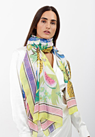 Codello Pineapple Flowers recycled Schal 100x180cm