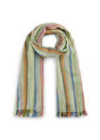 Codello WOVEN SCARF SMOOTH COTTON/WOOL STRIPED 70X180CM