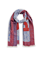 Codello JACQUARD SCARF COTTON PEANUTS QUOTE 70X180CM