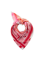 Codello Codello Dreieckstuch Pali Rot | Recycled Polyester 118x118x178 cm