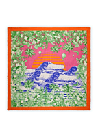 Codello PRINTED SQUARE MODAL/COTTON JUNGLE WAVES 120X120CM