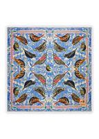 Codello PRINTED SQUARE ORGANIC COTTON BIRDS 130X130CM