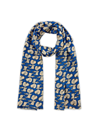 Codello Schal Viskose Snoopy All Over blau 70X180CM