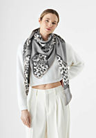 Codello PRINTED TRIANGLE POLYESTER/VISCOSE LEOPARD 128X128X180CM