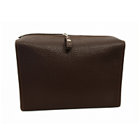 Hammann Lederwaren Triangular Washbag L – Luxuriöse Leder-Kulturtasche aus Chervo-Kalbleder