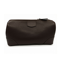 Hammann Lederwaren Kulturtasche Bisonleder 19 mit Bügel – Robuster Luxus aus hochwertigem Leder Kulturtasche Bisonleder 19 mit Bügel