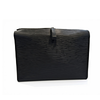 Hammann Lederwaren Kulturtasche Longgrain Kalbleder Schwarz – Eleganter Kulturbeutel aus hochwertigem Leder