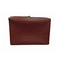 Hammann Lederwaren Kulturtasche Longgrain Kalbleder Bordeaux – Eleganter Kulturbeutel aus Leder