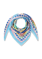 Codello Codello Baumwolltuch Snoopy Pattern Mix – Quadratisches Peanuts Tuch 120x120 cm