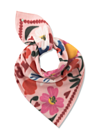 Codello Codello Dreieckstuch Bisou Flowers – Schal aus Polyester-Viskose Mix mit Blumenprint