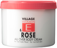 Village Vitamin E Rose All Over Body Cream