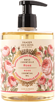 Panier des Sens Huile Essentielle Rose Savon Liquide de Marseille