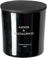 Cereria Molla Amber & Sandelwood Kerze 2 Dochte