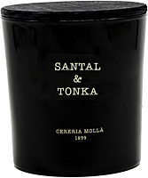 Cereria Molla Santal & Tonka Vegane Wachskerze Glas