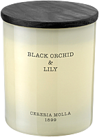 Cereria Molla Black Orchid & Lily Vegane Wachskerze Glas