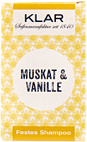 Klar Festes Shampoo Muskat & Vanille