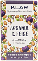 Klar Festes Shampoo Argan & Feige
