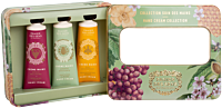 Panier des Sens Soin des Mains Set = Créme Mains au Raisin Biolog. de Provence + Créme Mains à L'Amande de Provence + Créme Mains à L'Huile D'Olive Biolog. de Proven.