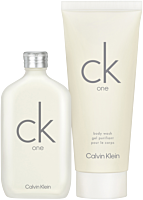 Calvin Klein CK One Set = EdT Nat. Spray 50 ml + Body Wash 100 ml