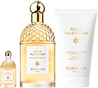 Guerlain Aqua Allegoria Mandarine Basilic Set = EdT Nat Spray 125 ml + Body Lotion + Miniatur